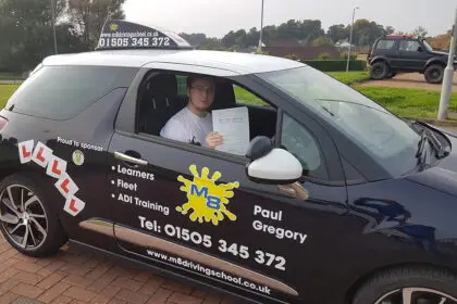 Learn to drive in M8 Driving school Paisley Renfrewshire